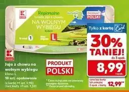 Kaufland Jaja z wolnego wybiegu klasa l K-Classic oferta