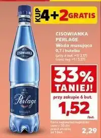 Kaufland Woda musująca Cisowianka Perlage oferta