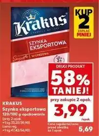 Kaufland Szynka eksportowa Krakus Animex oferta