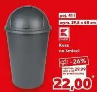 Kaufland Kosz na śmieci 41 l K-Classic oferta
