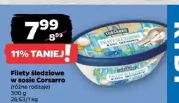 Netto Filety śledziowe w sosie śmietankowym Corsarro oferta