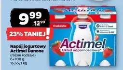 Netto Jogurt truskawka Danone Actimel oferta