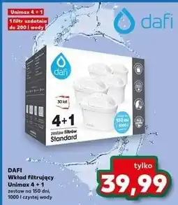 Kaufland Wkłady filtrujące standard Dafi oferta