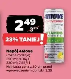 Netto Napój witaminy + minerały 4Move Active Vitamin oferta