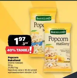 Netto Popcorn maślany Bakalland oferta