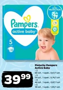 Netto Pieluszki dla dzieci 5 Pampers Active Baby oferta