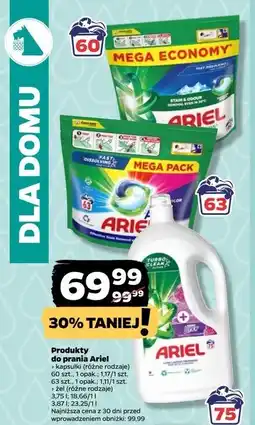 Netto Kapsułki do prania mountain spring Ariel All In 1 oferta