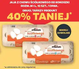 Netto Jaja z chowu ściółkowego od kokoszki rozm. m i l oferta