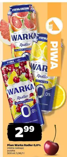 Netto Piwo Warka Radler 0,0% oferta