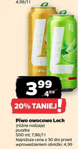 Netto Piwo owocowe Lech oferta