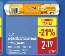 ALDI Woreczki śniadaniowe Folia oferta