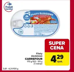 Globi Filety śledziowe Carrefour oferta