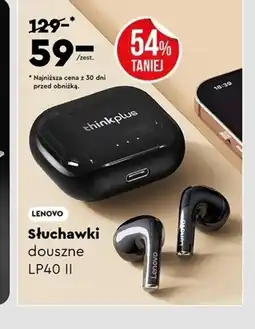 Biedronka Słuchawki bluetooth Lenovo oferta