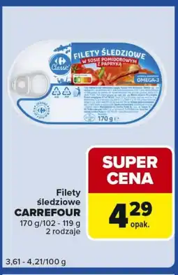 Carrefour Express Filety śledziowe Carrefour oferta