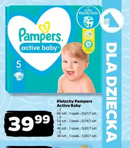 Netto Pieluchy Pampers Active Baby oferta