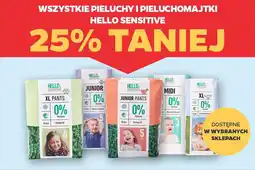 Netto Wszystkie pieluchy i pieluchomajtki hello sensitive oferta