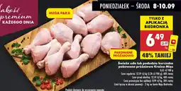 Biedronka Świeże udo lub podudzie kurczaka pakowane próżniowo kraina mięs oferta