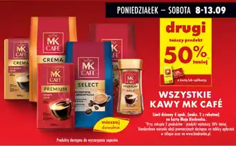 Biedronka Wszystkie kawy mk café oferta