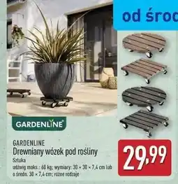 ALDI Wózek drewniany na rośliny Gardenline oferta