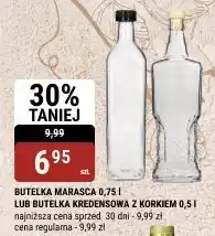 bi1 Butelka marasca 0,75l lub butelka kręglówkowa z korkiem 0,5l bi1 oferta