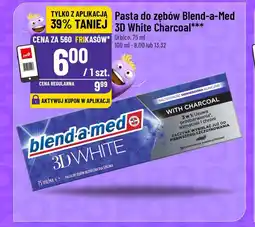 Polomarket Pasta do zębów Blend-a-Med 3D White Charcoal Orbico oferta