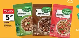 Intermarche Granola O LA LA! (orzechy i lasek i rodzynki/czekolada rodzynki i orzechy/truskawka i kokos) oferta