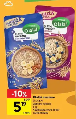 Intermarche Płatki owsiane O LA LA! oferta