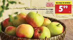 Biedronka Polskie jabłka wczesne oferta