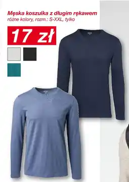 KiK Męska koszulka z długim rękawem oferta