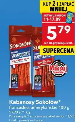 Lewiatan Kabanosy Sokołów francuskie, amerykańskie oferta