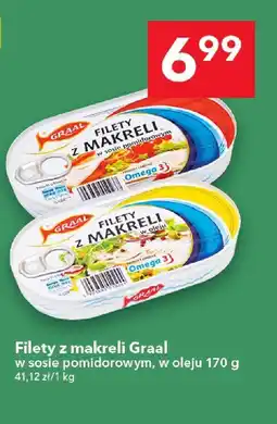 Lewiatan Filety z makreli Graal w sosie pomidorowym, w oleju oferta