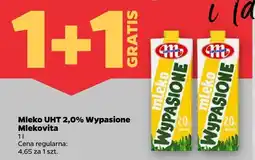 Netto Mleko UHT 2,0% wypasione Mlekovita oferta