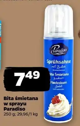 Netto Bita śmietana w sprayu Paradiso oferta