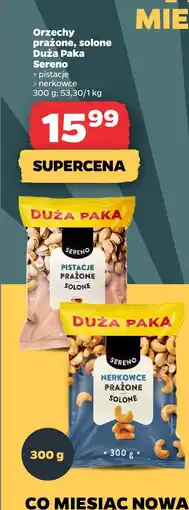 Netto Orzechy nerkowce prażone, solone Duża Paka Sereno oferta