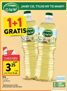 Intermarche Olej rzepakowy O la la! oferta