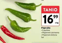 Intermarche Papryka Cayenne/Peperoni czerwona/Peperoni zielona luz Intermarche oferta