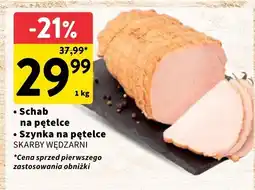 Intermarche Schab na patelcę, szynka na patelce Skarby Wędzarni oferta