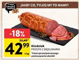 Intermarche Kindziuk Prosto z Wędzlinarni oferta