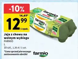 Intermarche Jajka z chowu na wolnym wybiegu Farmio L oferta