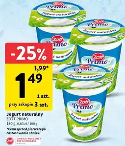 Intermarche Jogurt naturalny Zott Primo oferta