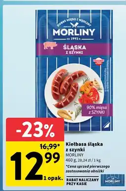 Intermarche Kiełbasa śląska z szynki Morliny oferta