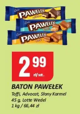 Chorten Baton Pawelek Toffi, Advocat, Słony Karmel Lotte Wedel oferta