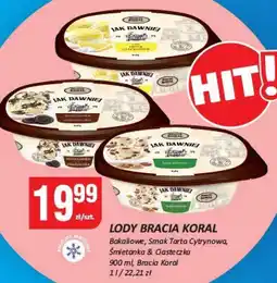 Chorten Lody Bracia Koral Bakaliowe, Smak Tarta Cytrynowa, Śmietanka & Gorzka Czekolada oferta