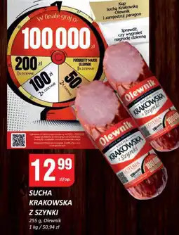 Chorten Kiełbasa sucha krakowska z szynki Olewnik oferta
