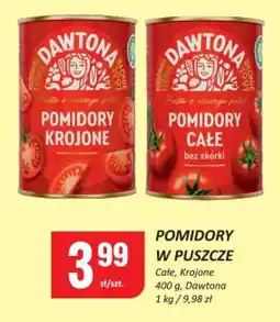 Chorten Pomidory krojone w puszce Dawtona oferta