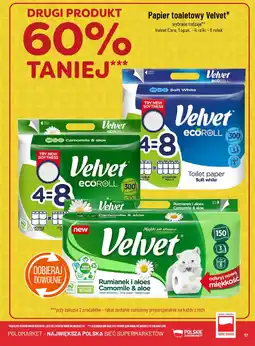 Polomarket Papier toaletowy Velvet Velvet Care oferta