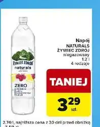 Carrefour Express Woda z nutą maliny i cytryny Żywiec Zdrój Naturals oferta