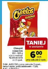 Carrefour Express Chrupki ketchup Cheetos oferta
