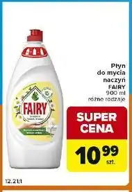 Carrefour Express Płyn do mycia naczyń chamomile Fairy Sensitive oferta