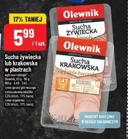 Polomarket Sucha żywiecka lub krakowska w plastrach oferta